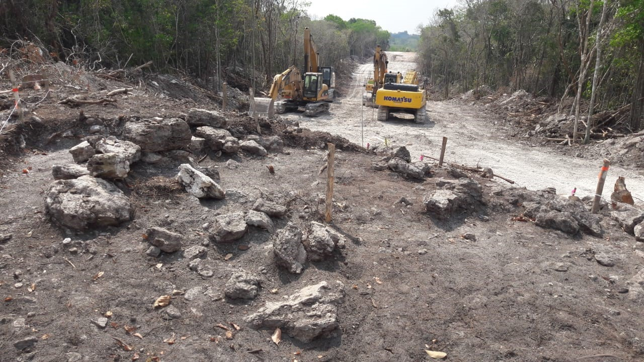 TREN MAYA, TRAMO 7<br>  Las fotos de la destrucción