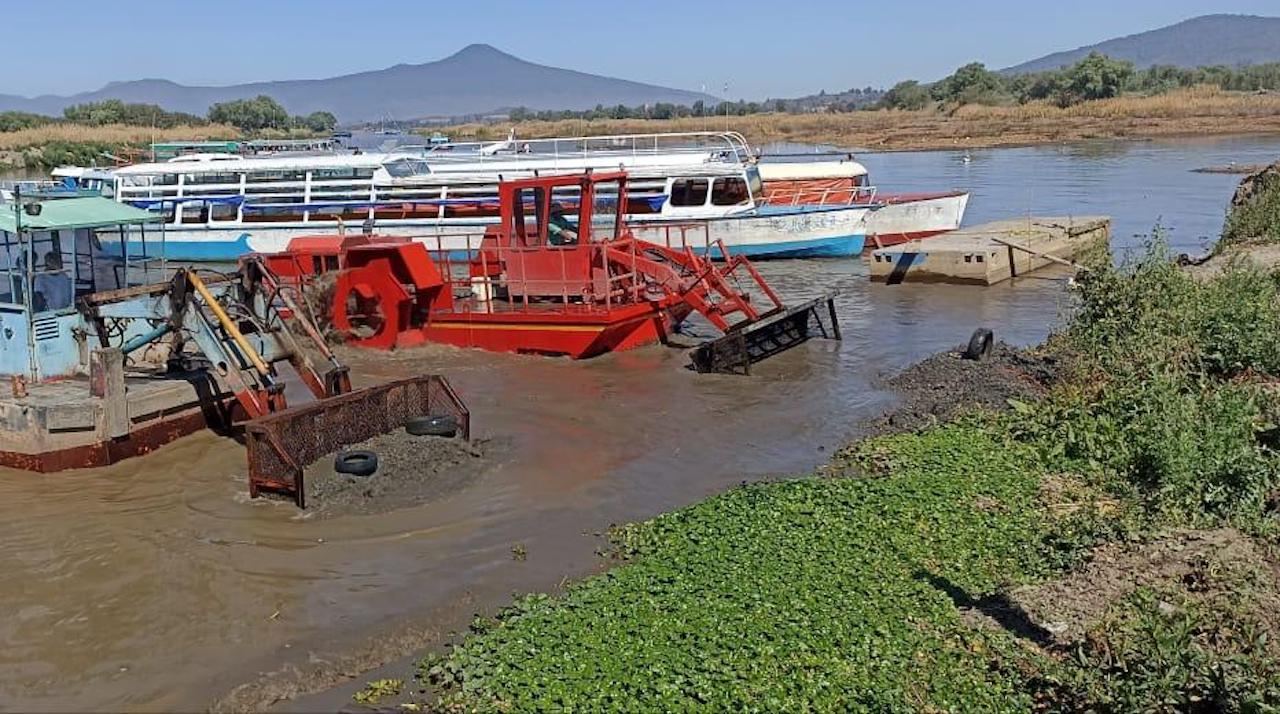 El Lago de Pátzcuaro, en crisis por la sequía y el robo de agua