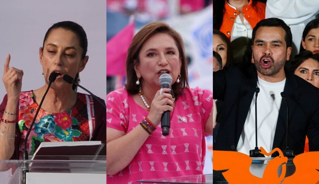 Inician las campañas: Sheinbaum promete defensa del ‘legado’ de AMLO; Xóchitl, ‘mano dura’ y Máynez, darse a conocer