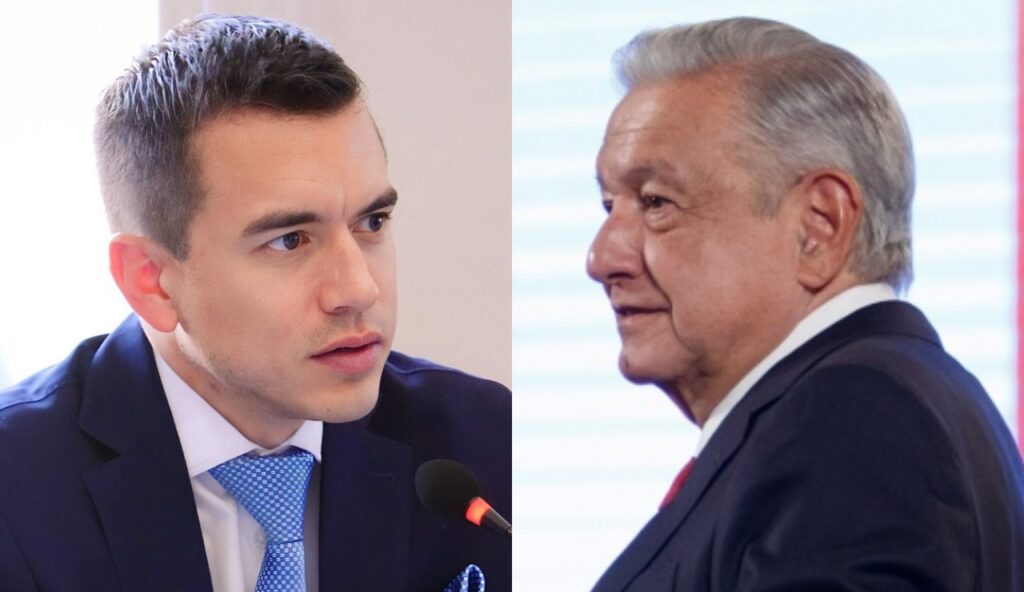 ‘La justicia no se negocia’: Noboa responde a AMLO por asalto a Embajada en Ecuador