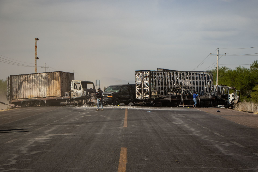El Cártel de Sinaloa incendia Zacatecas: desata bloqueos y balaceras