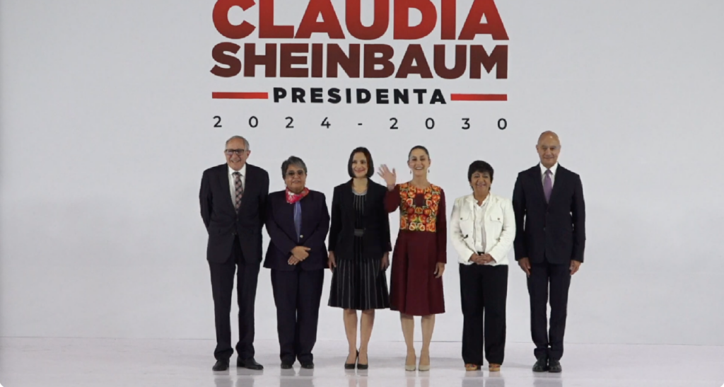 Claudia Sheinbaum designa a otros cinco miembros de su gabinete