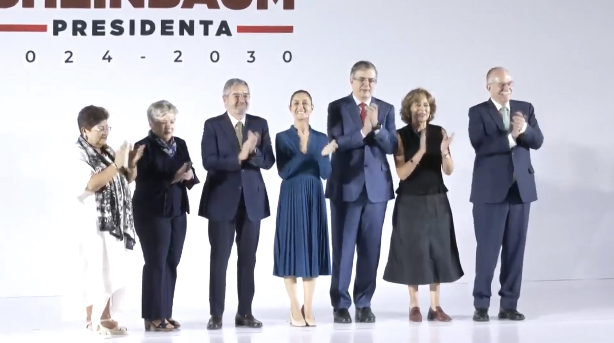 Ebrard, Bárcena y De la Fuente, entre los primeros seis integrantes del gabinete de Sheinbaum