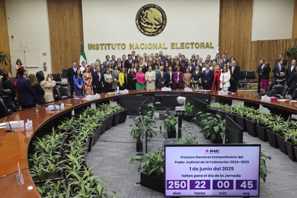 El INE tiene 250 días para organizar la elección de jueces