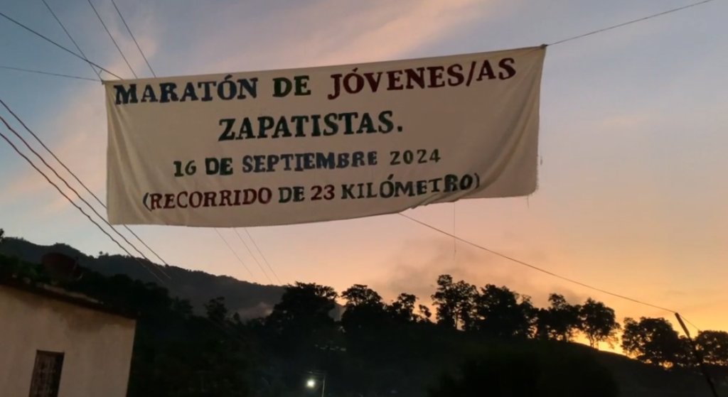 El maratón juvenil del EZLN