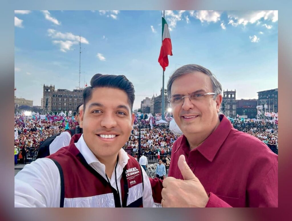Ebrard le deja su lugar en el Senado a Emmanuel Reyes Carmona, miembro de La Luz del Mundo