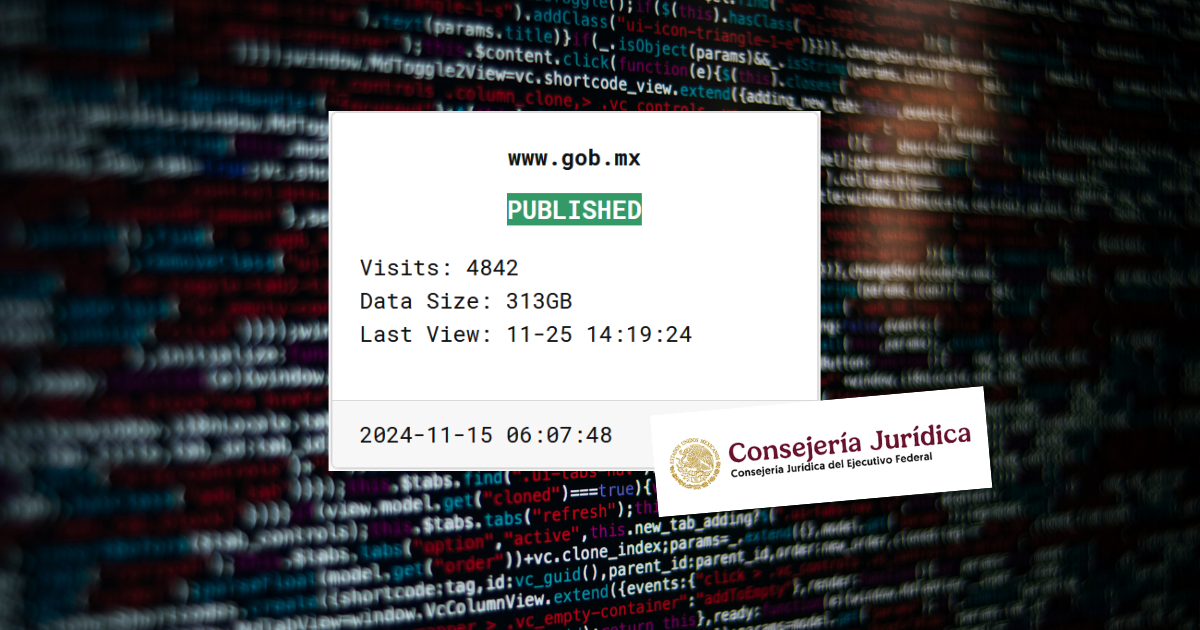 El primer hackeo a Sheinbaum: RansomHub filtra más de 200 GB de la Consejería Jurídica