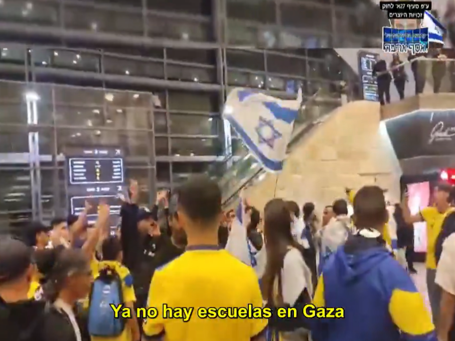 “Muerte a los árabes”: los cánticos de hinchas israelíes golpeados en Ámsterdam