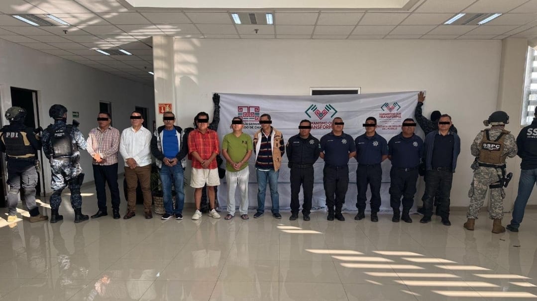 Detienen a 55 policías en Chiapas por vínculos con el crimen organizado
