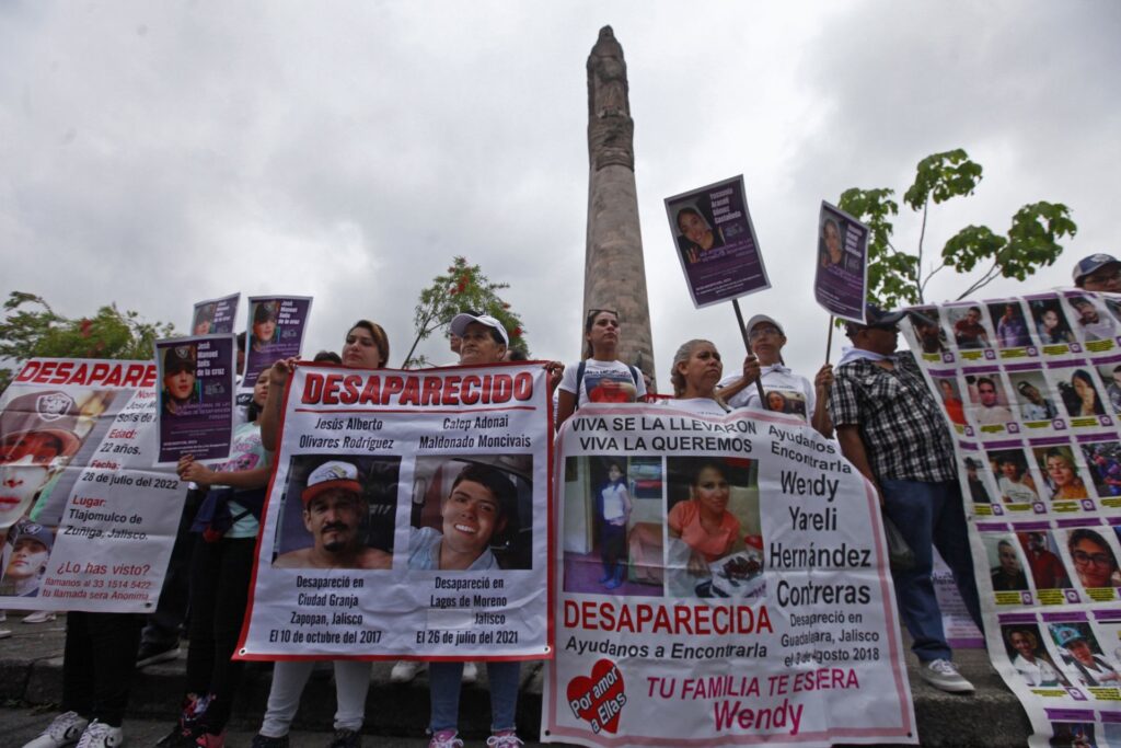 Más de 100 casos de desaparición forzada involucran a funcionarios públicos de Jalisco