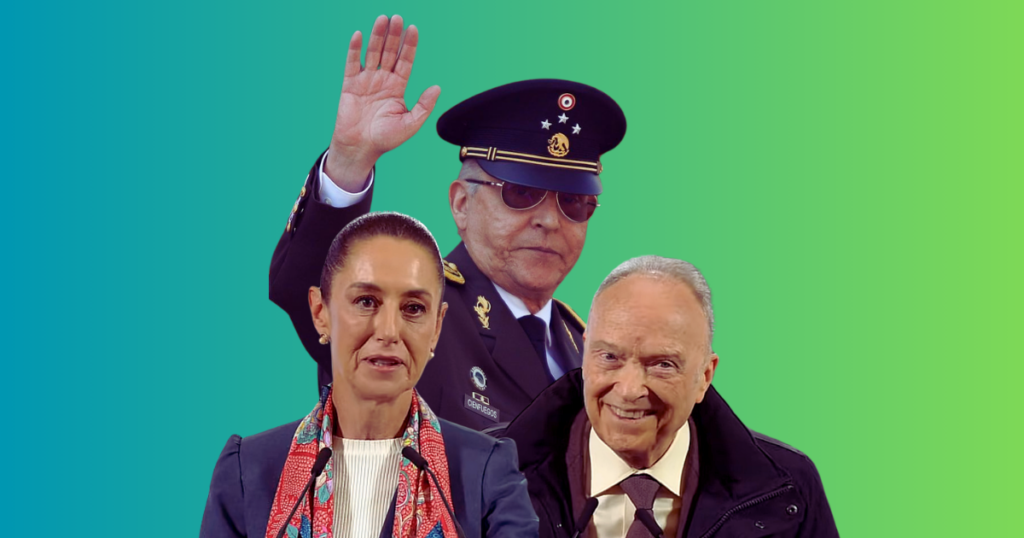 Defienden a Cienfuegos dos veces en la mañanera