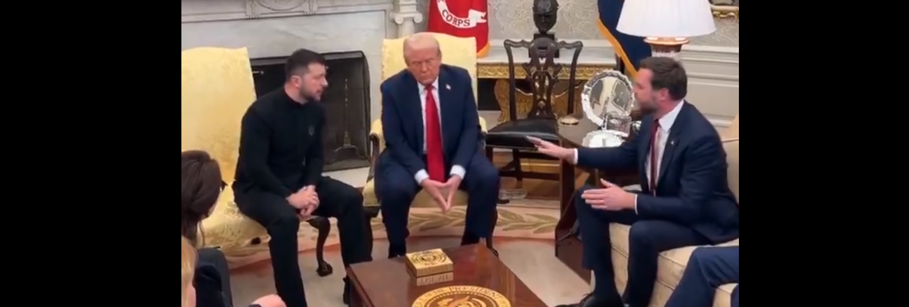 Tensión y amenazas: la visita de Zelenski a la Casa Blanca acaba de la peor manera