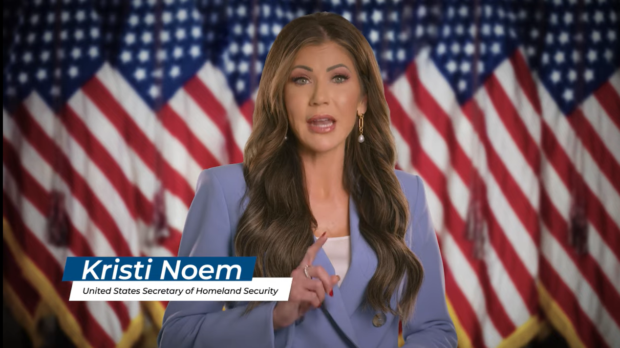 Sheinbaum enviará reforma para prohibir los anuncios antimigrantes de Kristi Noem y Trump