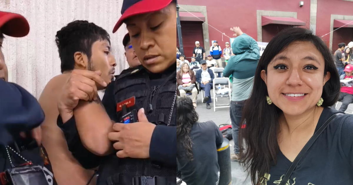 Reprimen en 1 de mayo a dos defensores del territorio en la Ciudad de México