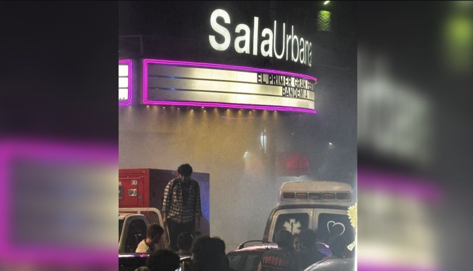 Cancelan el festival Bandemia y rocían a asistentes con polvo de extintor Cancelan el festival Bandemia y rocían a asistentes con polvo de extintor