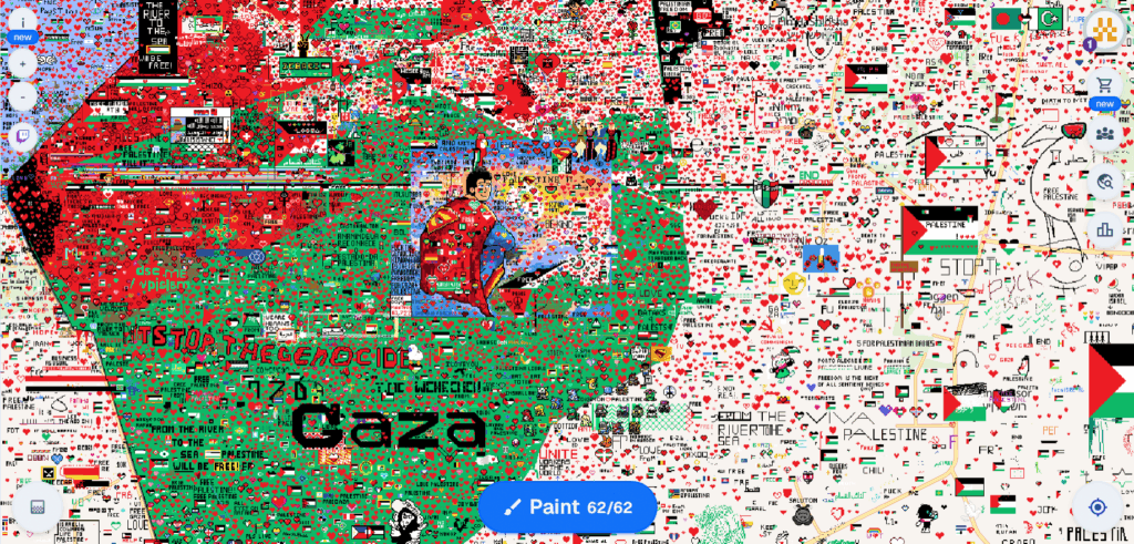 Wplace: pixelart colaborativo y protesta social