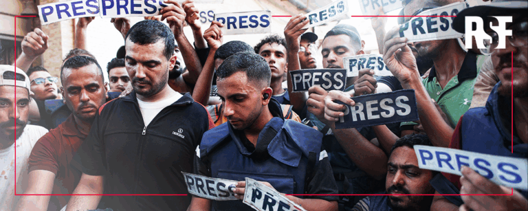 Periodistas en Gaza