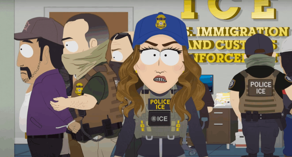 South Park se mofa de Kristi Noem, secretaria de Seguridad de EU