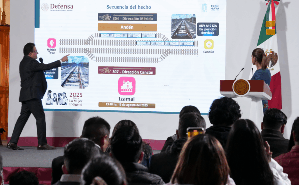 La FGR investiga el “percance de vía” del Tren Maya
