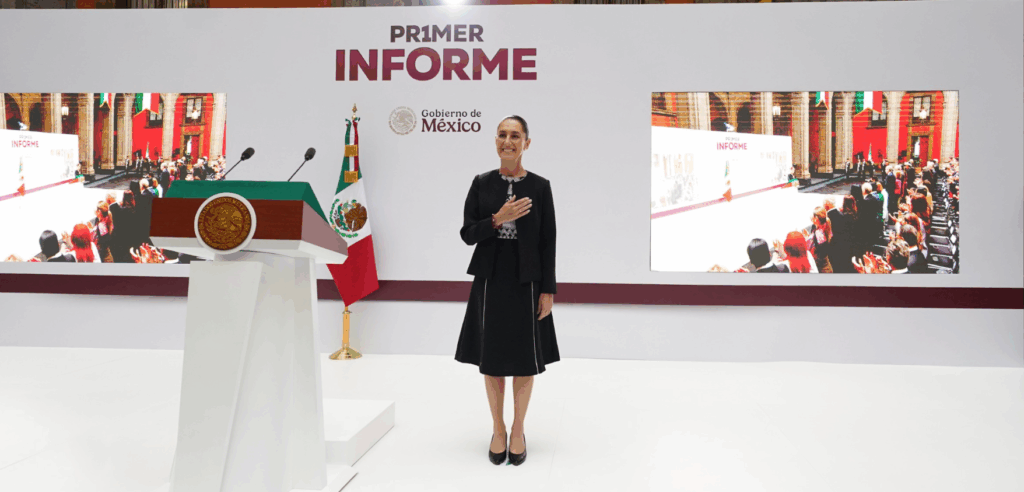 Claudia Sheinbaum rinde su primer informe de gobierno