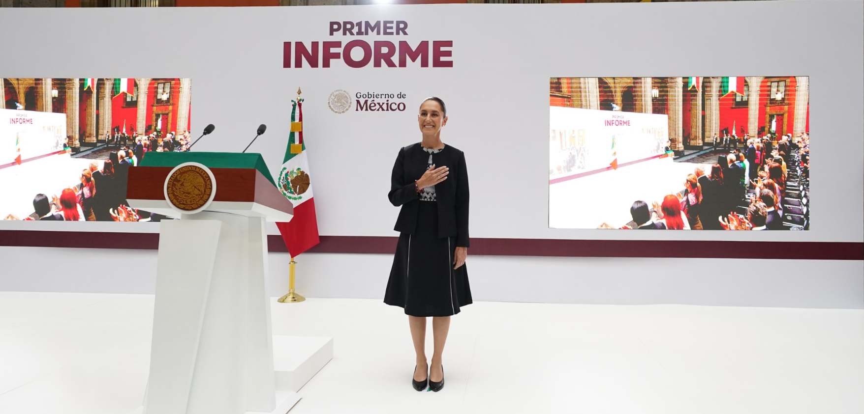 Claudia Sheinbaum rinde su primer informe de gobierno