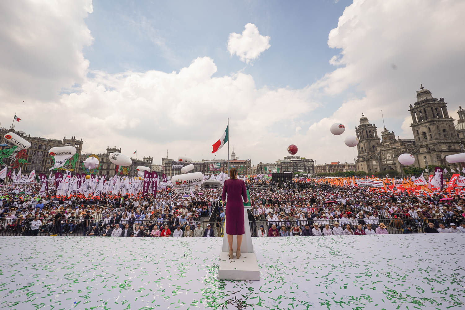 Año 1 de Sheinbaum en el Zócalo