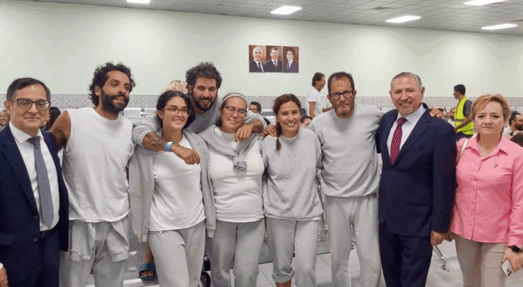 Repatrian a los integrantes mexicanos de la Global Sumud Flotilla