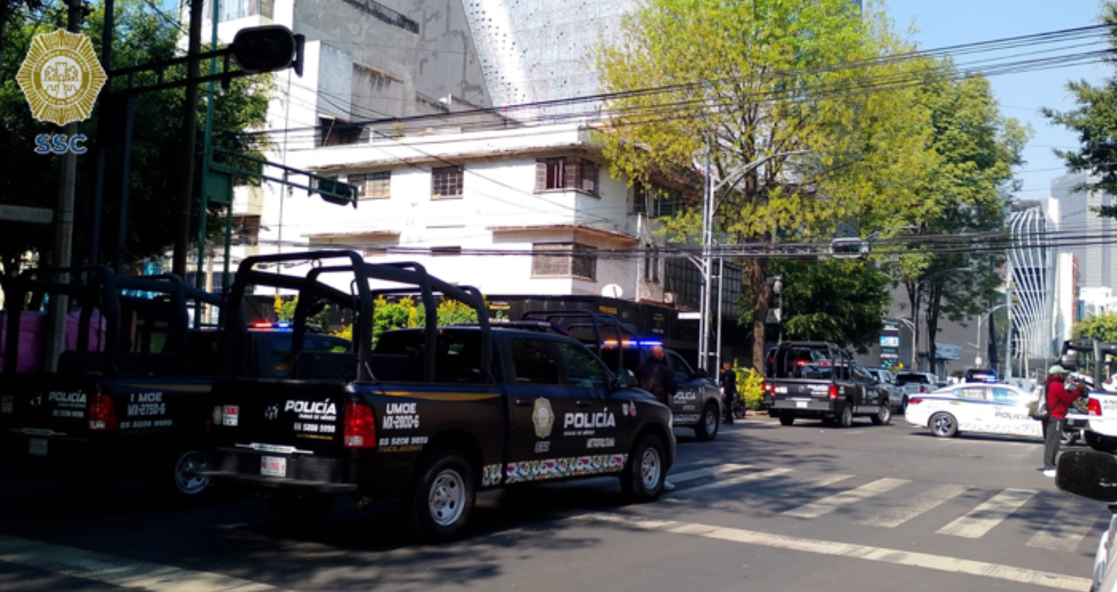Balacera en la alcaldía Cuauhtémoc deja seis detenidos y a un policía lesionado Balacera en la alcaldía Cuauhtémoc deja seis detenidos y a un policía lesionado