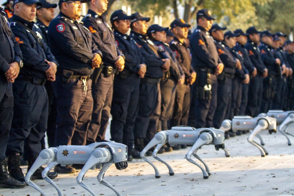 Perros robot vigilarán Estadio Monterrey en el Mundial 2026