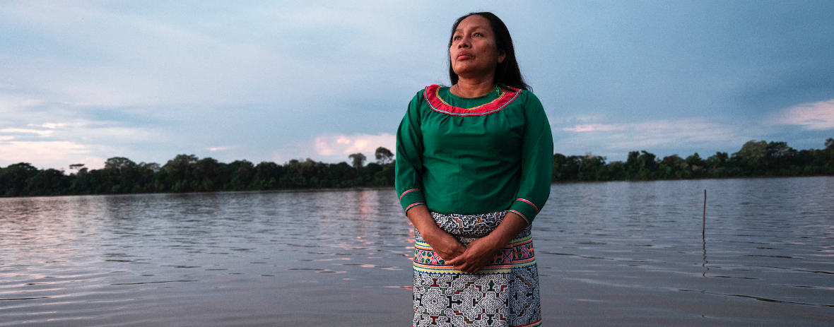 Las mujeres cuidamos nuestros bosques, las mujeres no talamos: Judith Nunta Guimaraes Las mujeres cuidamos nuestros bosques, las mujeres no talamos: Judith Nunta Guimaraes