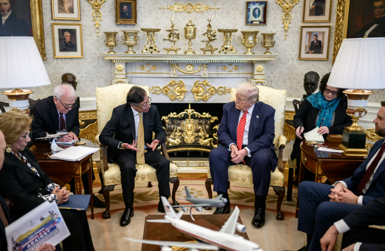 Gustavo Petro se reúne con Trump en Washington Gustavo Petro se reúne con Trump en Washington