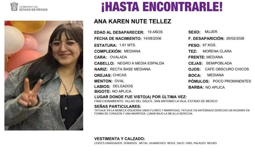 Edomex: detienen a conductor de Didi por feminicidio de Ana Karen Edomex: detienen a conductor de Didi por feminicidio de Ana Karen