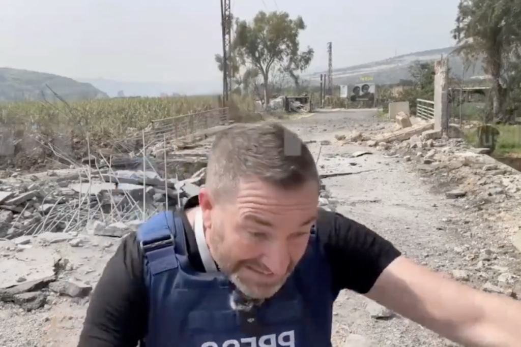 Un misil hiere a un reportero y camarógrafo de RT en Líbano