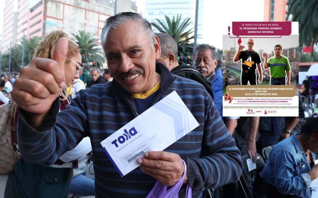 Pensión Hombres Bienestar 60 a 64 años CDMX 2026: registro y documentos Pensión Hombres Bienestar 60 a 64 años CDMX 2026: registro y documentos