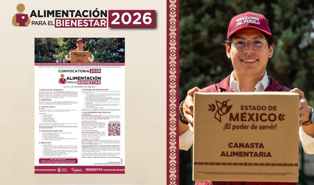 Registro Alimentación para el Bienestar Edomex 2026 nuevo ingreso: paso a paso Registro Alimentación para el Bienestar Edomex 2026 nuevo ingreso: paso a paso