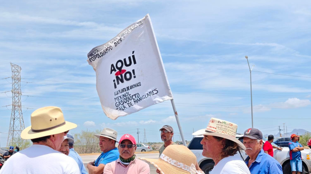 Comunidades indígenas mayo yoreme detienen arranque simbólico de la planta Mexinol en Sinaloa