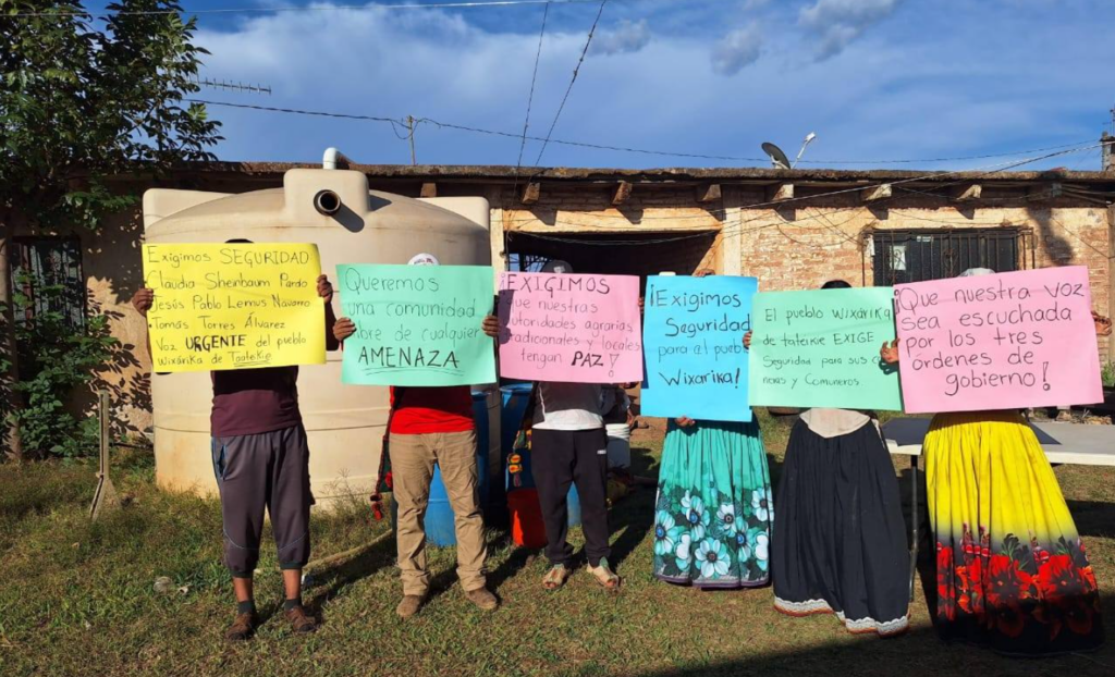 Denuncian irrupción del crimen organizado en la comunidad wixárica de San Andrés Cohamiata