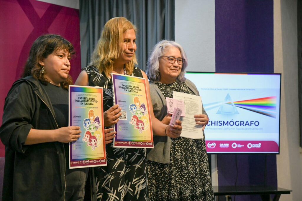 Presentan “El Chismógrafo”, primera encuesta sobre población LGBTIQ+ en Tlaxcala Presentan “El Chismógrafo”, primera encuesta sobre población LGBTIQ+ en Tlaxcala