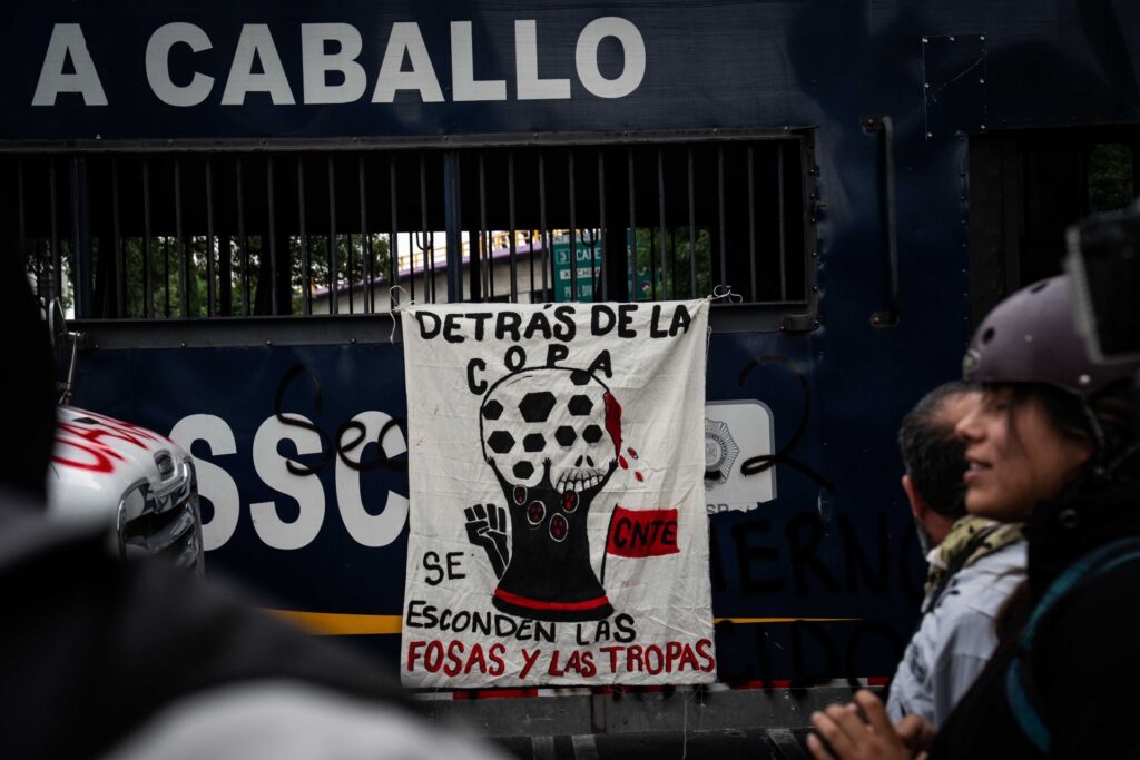 Con marchas y plantones arranca el Mundial de Futbol 2026