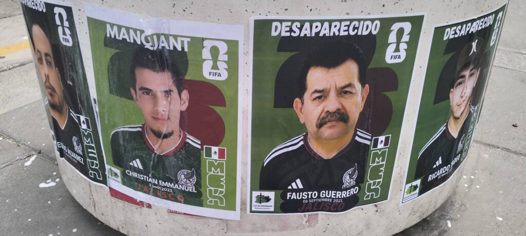 El álbum mundialista de los desaparecidos