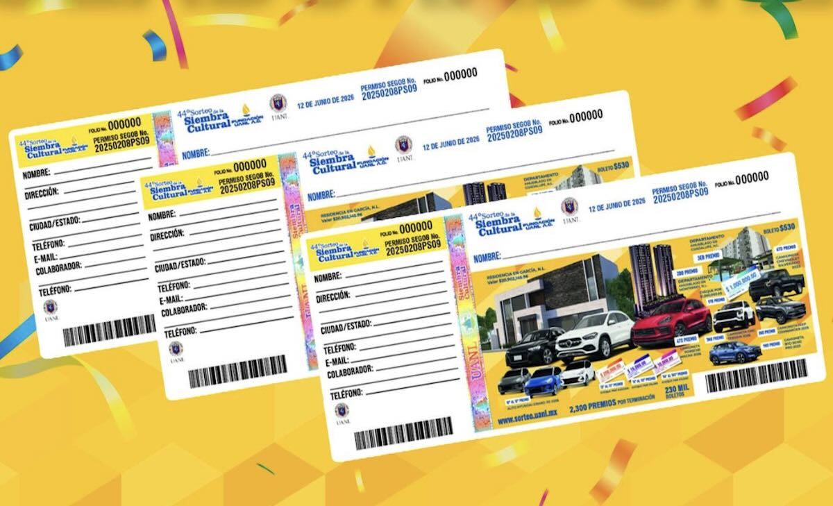 Resultados Sorteo de la Siembra Cultural NL 2026: ganadores 12 de junio Resultados Sorteo de la Siembra Cultural NL 2026: ganadores 12 de junio