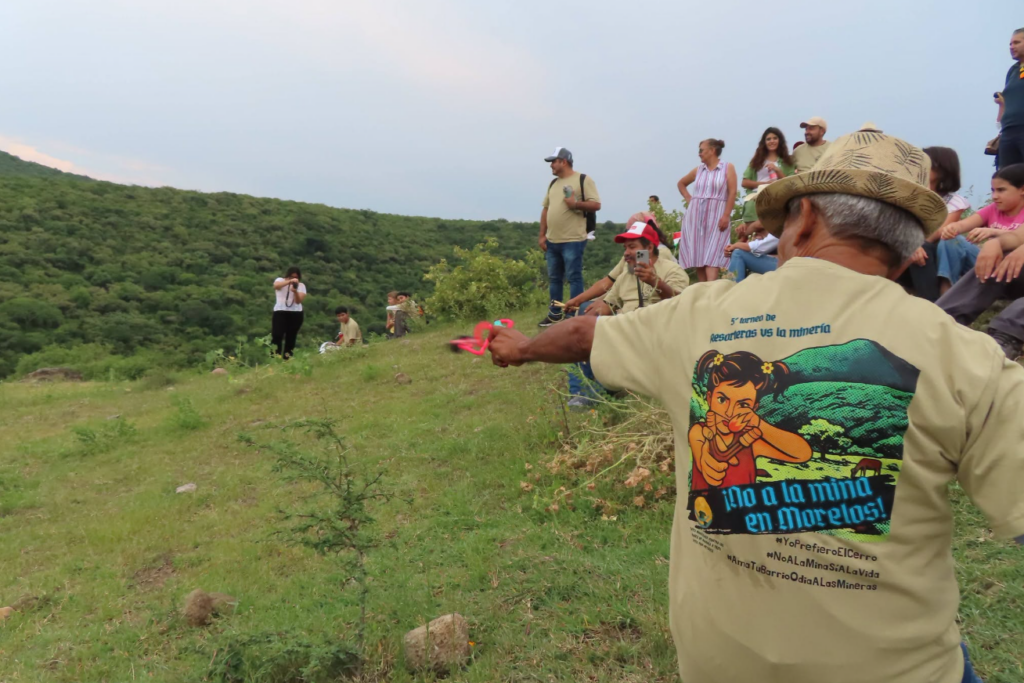 Con torneo de resorteras, los pueblos de Morelos resisten a la actividad minera