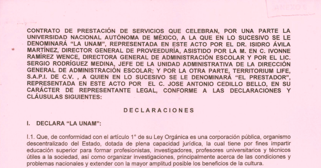 La UNAM cancela el contrato con Territorium Life; habrá auditorías