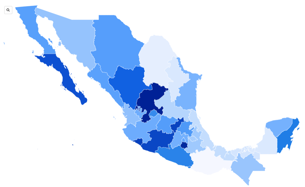 El mapa del desplazamiento forzado en México El mapa del desplazamiento forzado en México